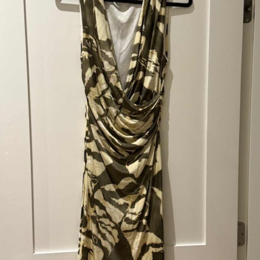 EMILIO PUCCI KNEE LENGTH ANIMAL PRINT DRESS SIZE US 2